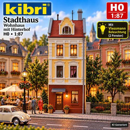 Kibri stadthaus wohnhaus - stadthaus,